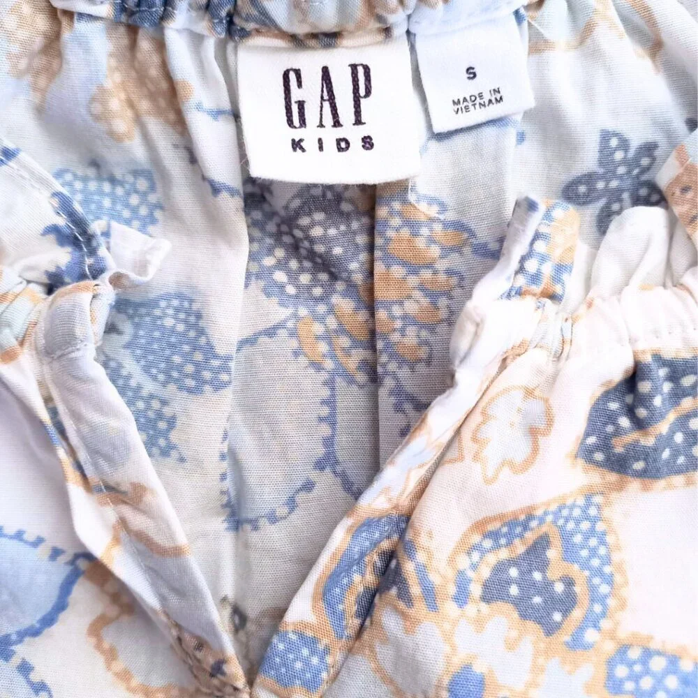 GAP Kids Floral Cotton Dress - Size 6-7 Years